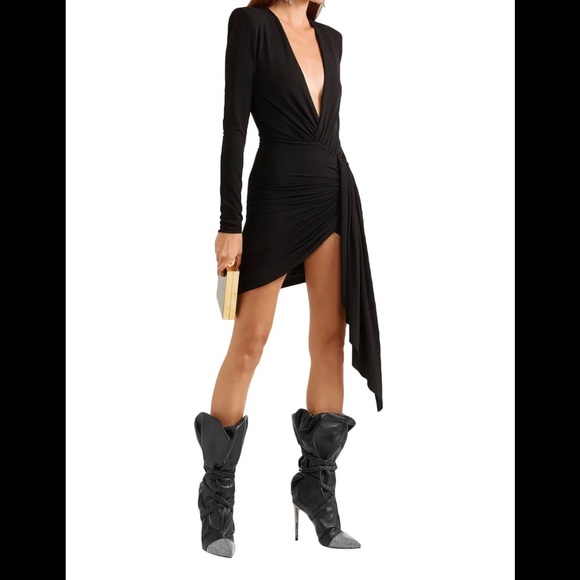 Alexandre Vauthier Dune Crystal Blk Boots NWB 9.5 - Picture 6 of 9